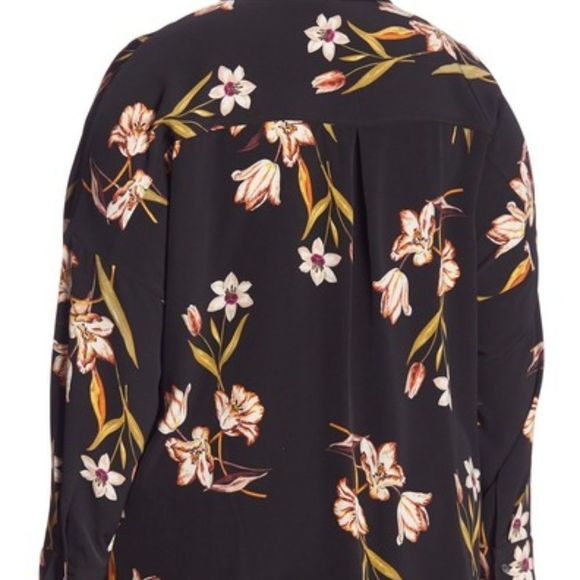 Catherine Catherine Malandrino Boyfriend Blouse 1X - Picture 3 of 5